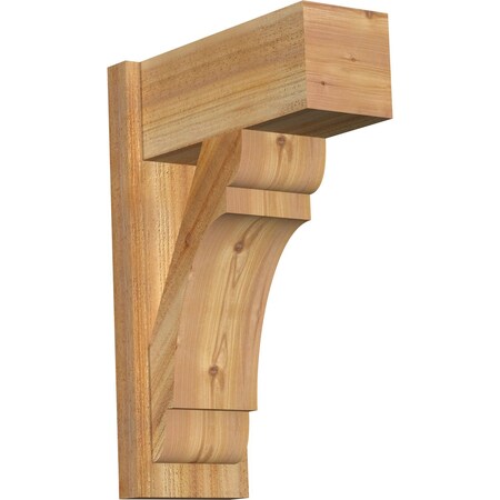 Olympic Block Rough Sawn Outlooker, Western Red Cedar, 8W X 18D X 26H